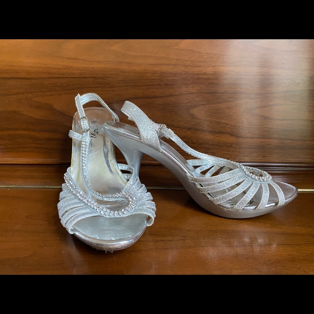 Silver heels